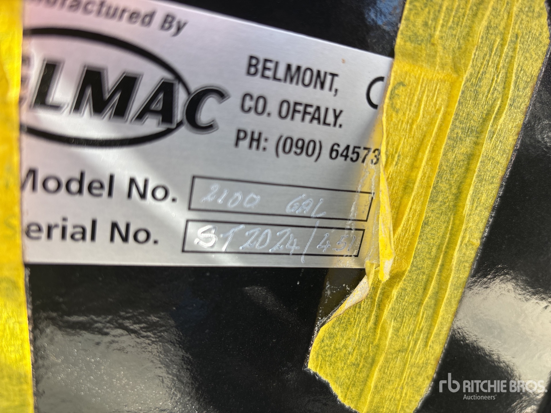 Belmac Belvac 2500 S/A Liquid Manure Spreader (Unused)