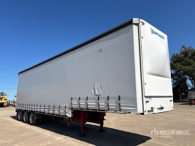 2021 Vawdrey 12.3 m Tri/A Step Deck Curtain Side Trailer