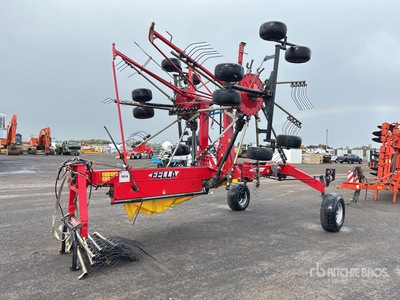 2016 Fella TS8055 Pro 8 m 3-Point 2 Rotor جامع القش