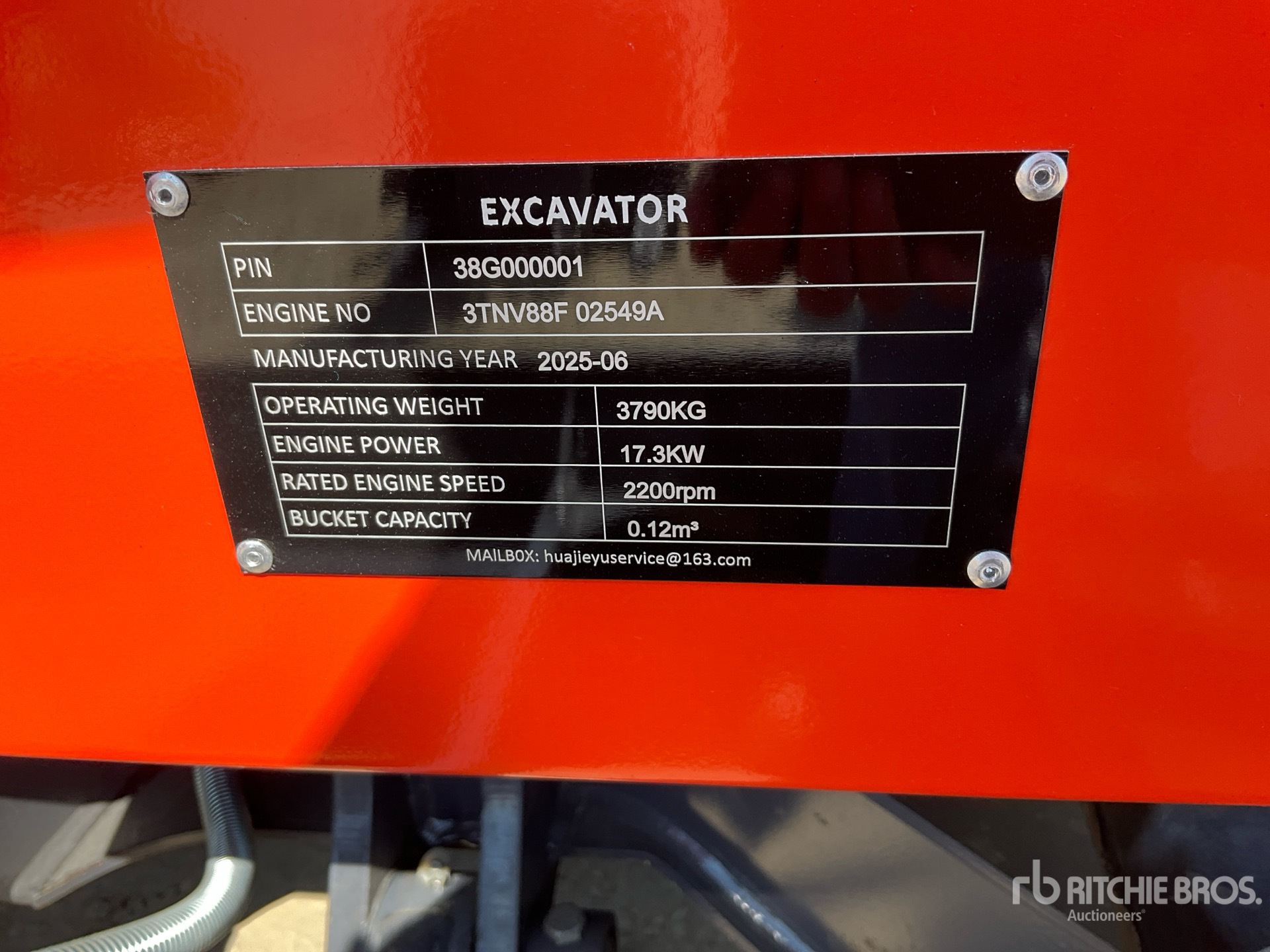 2025 ZT ZT38G Mini Excavator (Unused)