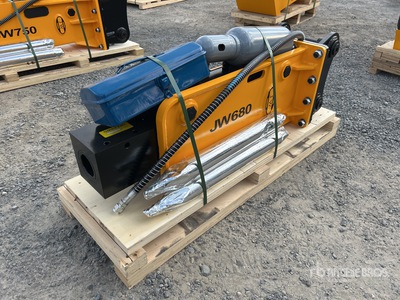 2025 JW JW680 Q/C ブレーカー - Fits 5 - 7 Ton (Unused)