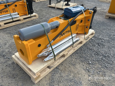 2025 JW JW750 Q/C Hydraulic Breaker - Fits 8 - 12 Ton (Unused)