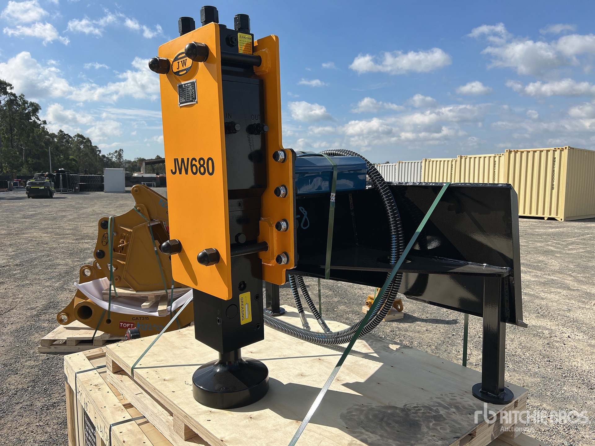 2025 JW JW680 Skid Steer Post Driver (Unused)