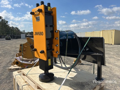 2025 JW JW680 Enfonce-pieu pour chargeuse à différentiel (Unused)