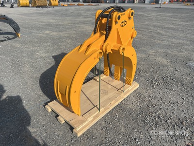 2025 JW ASC45 Q/C Excavator Grapple - Fits 4 - 7 Ton (Unused)
