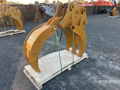 2025 JW ASC60 Q/C Excavator Grapple - Fits 10 - 18 Ton (Unused)