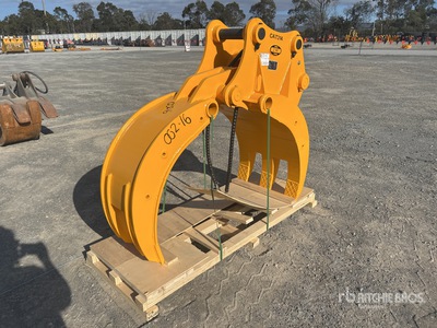 2025 JW ASC65 Q/C Excavator Grapple - Fits 10 - 18 Ton (Unused)