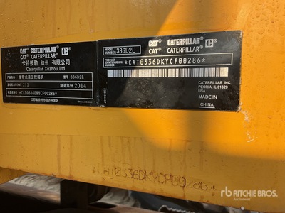 2014 Cat 336D2L Escavatore cingolato