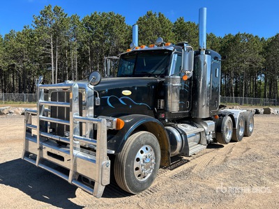 2009 Peterbilt 367 8x4 Tri/A Sleeper Truck Tractor