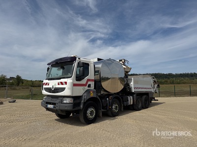 2008 Secmair Chipsealer 6000 L on 2008 Renault Kerax 8x4 Bi-Repandeuse A Bitume Camion épandeur d'asphalte