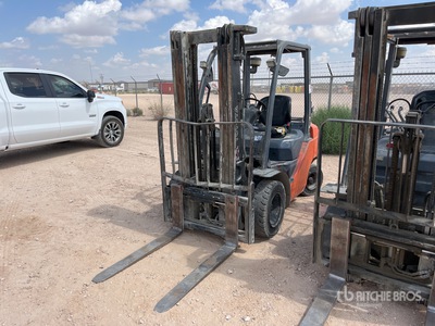2019 Toyota 8FGU25 4800 lb Cushion Tire Forklift