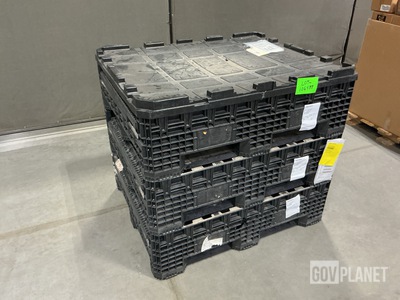 (3) Orbis BulkPak Folding Containers