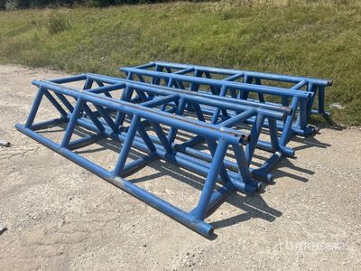 Quantity of (6) 12 Ft Pipe Racks