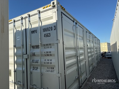 2025 40 Ft One-Way High Cube Container per stoccaggio (Unused)