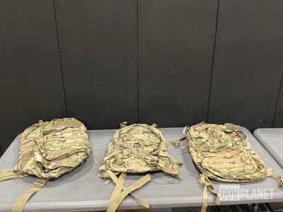 (4) Medium MOLLE Rucksacks, (27) Assault Packs & Assorted Items