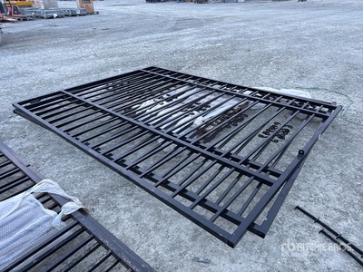 2025 SKLP SK-T20X 20FT. BI-PARTING WROUGHT IRON GATE Doors (Unused)