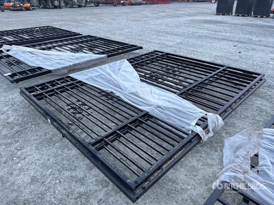 2025 SKLP SK-T20X 20FT. BI-PARTING WROUGHT IRON GATE Doors (Unused)