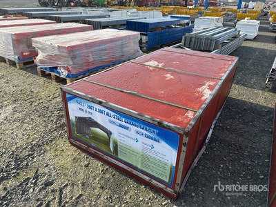 2025 SKLP SK-ZP20 All-Steel Garage Carport Tents and Tent Components (Unused)