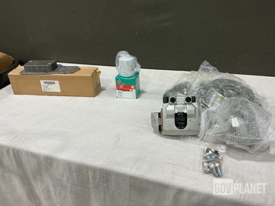 (12) Engine Coolers, (4) Disc Brake Parts Kits & (35) Fluid Filter Elements