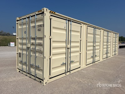 2025 40 ft High Cube Multi-Door Storage Container
