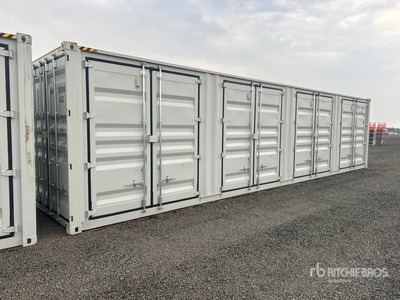 2025 40 ft High Cube Multi-Door Storage Container