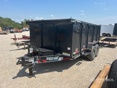 2024 Top Hat 14 ft T/A Remolque Bañera Ligero