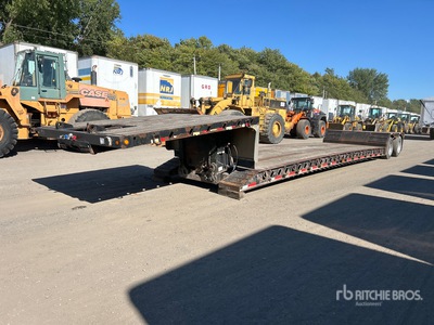 2012 XL Specialized XL80 80000 lb T/A Double Drop Removable Gooseneck Lowboy Trailer