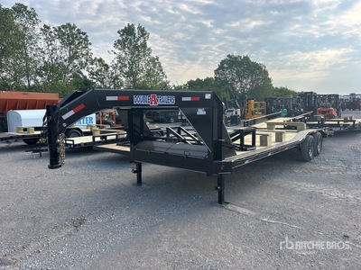 2025 Double A 26 ft T/A Gooseneck Equipment Trailer (Unused)