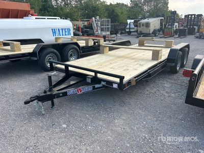 2025 Double A 18 ft T/A Equipment Trailer (Unused)