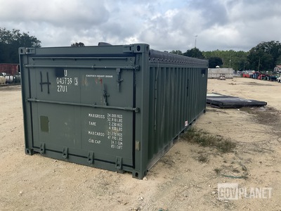 20' Half Height Open Top Container