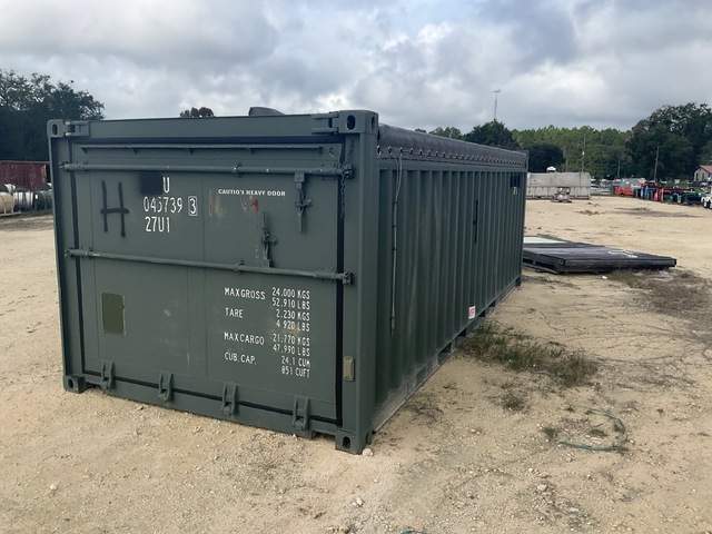 20' Half Height Open Top Container 20' Half Height Open Top Container