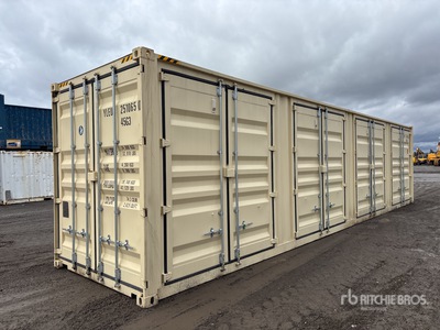 2025 40 ft High Cube Multi-Door Storage Container