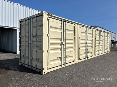 2025 40 ft High Cube Multi-Door Storage Container