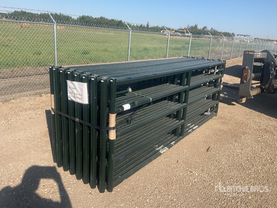 Quantity of (16) 11 ft 6 in x 4 ft Heavy Duty 2-3/8 Tubing Livestock Gate (Unused)