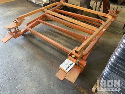 Quantity of (5) 4 ft TB Steel Hand Rail Section
