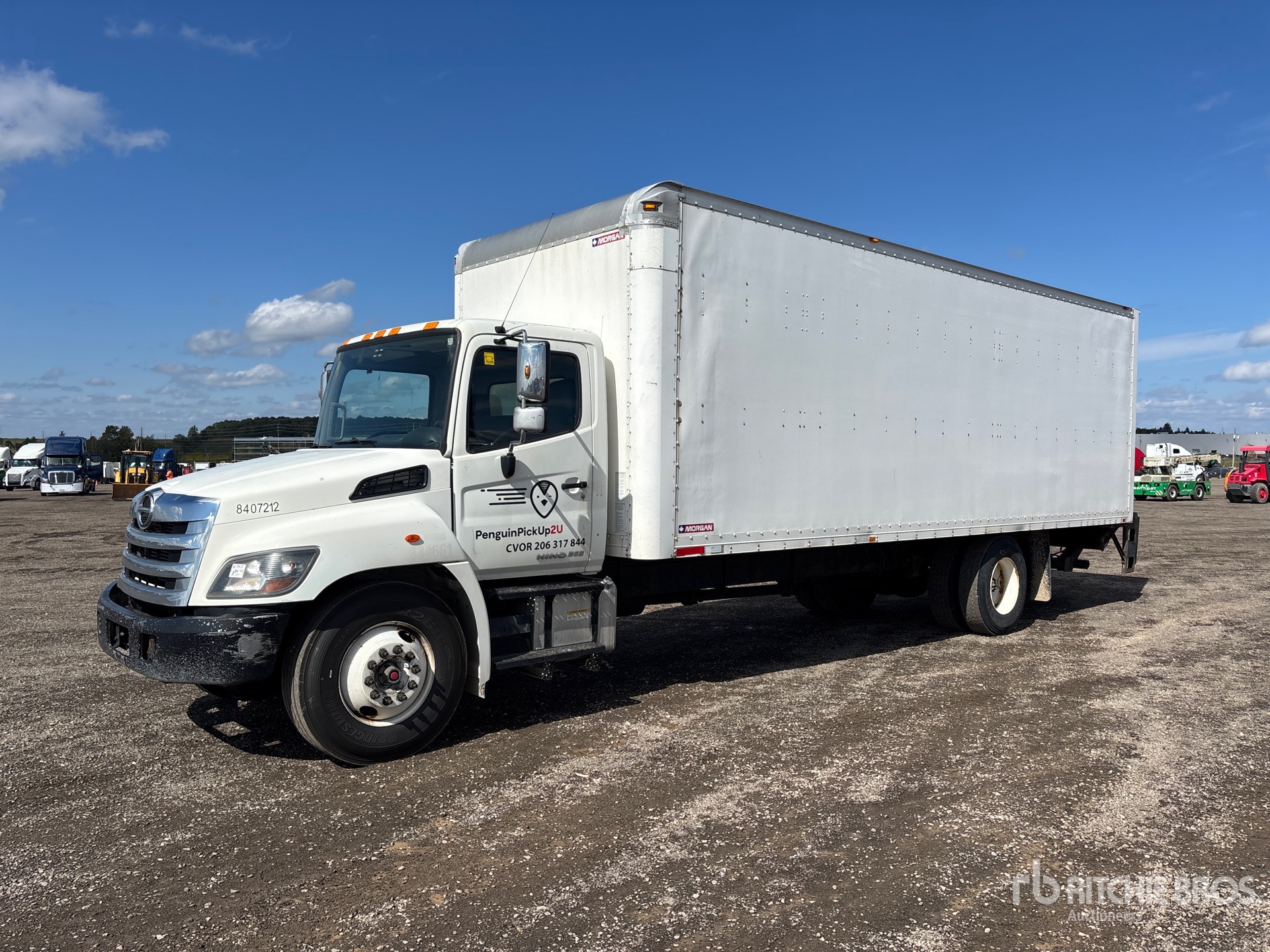2015 Hino 268 4x2 Van Truck