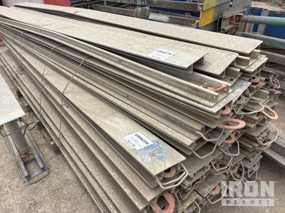 Quantity of (17) 12 ft Vertical Rail
