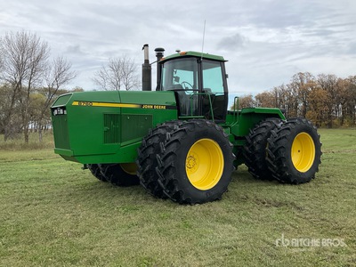1989 John Deere 8760 Tractor agrícola articulado