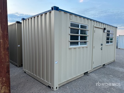 20 ft x 8 ft Storage Container Mobile Office (Unused)