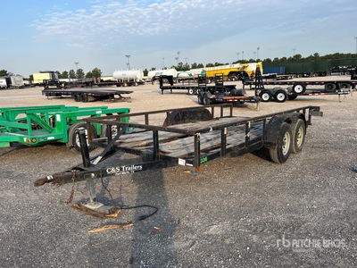 2019 C&S 16 ft T/A Utility Trailer