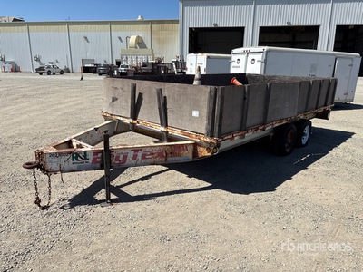 16 ft T/A Remolque caja abierta