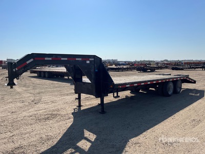 2008 PJ 25 ft T/A Gooseneck Plant Trailer
