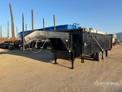 2014 LT 20 ft T/A Gooseneck Rimorchio Leggero Ribaltabile