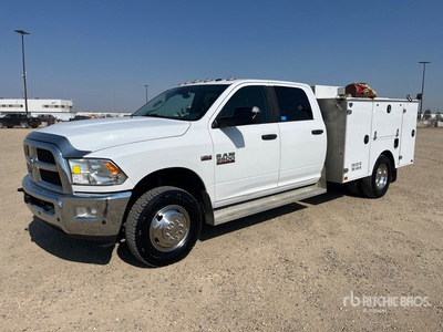 2016 Ram 3500 Tradesman 4x4 Crew Cab Utility Truck