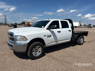 2018 Dodge 2500 4x4 Crew Cab Flatbed Truck