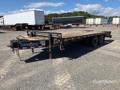 2012 Load Max 24 ft T/A Apparatuur aanhangwagen