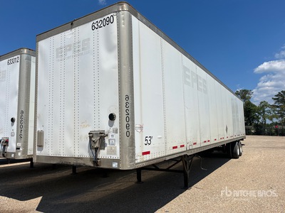 2012 Wabash DVCVHPC 53 ft x 102 in T/A مقطورة فان