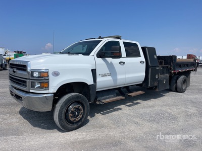 2019 Chevrolet Silverado 4x4 Crew Cab Dump Truck