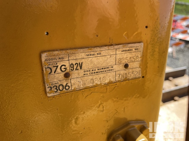 TOPADOR FRONTAL 1980 CATERPILLAR D7G