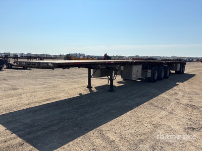 2015 Lode King PFJ32-3L 32 ft Super B-Train Lead Flatbed Trailer